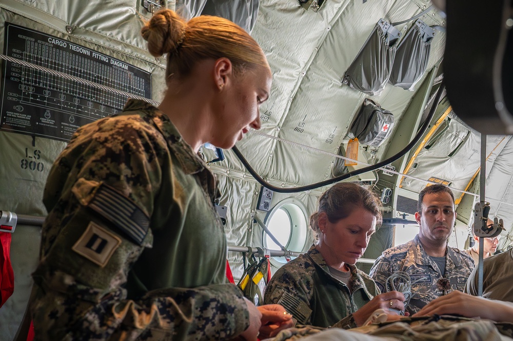 BRIGHT STAR 25: USAF, USN and EAF Aeromedical Evacuation and CCATT skill exchange