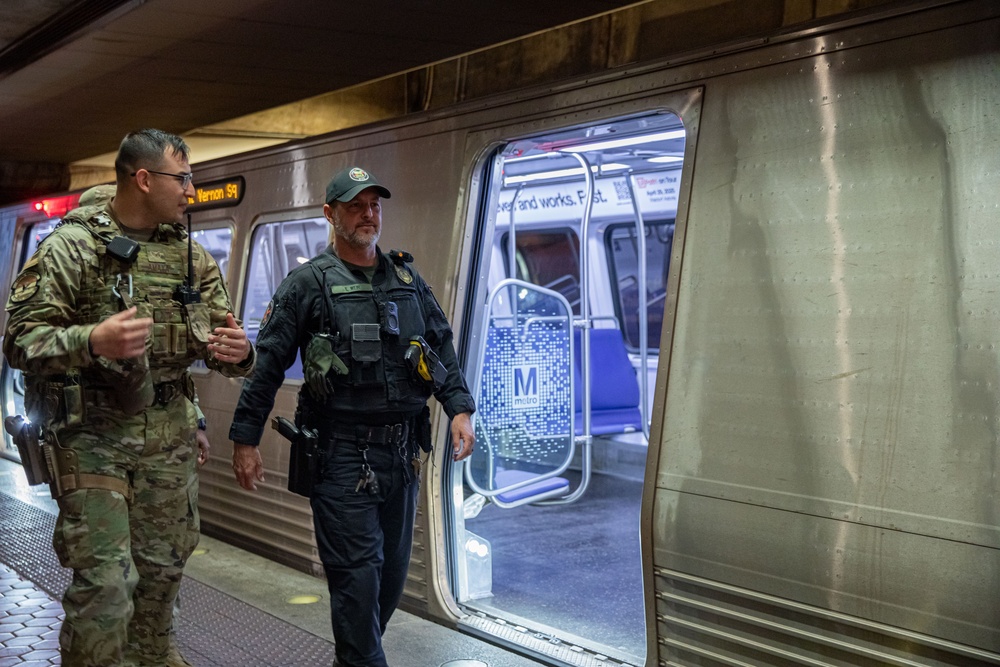 JTF - DC patrols with Metro Transit Police partners