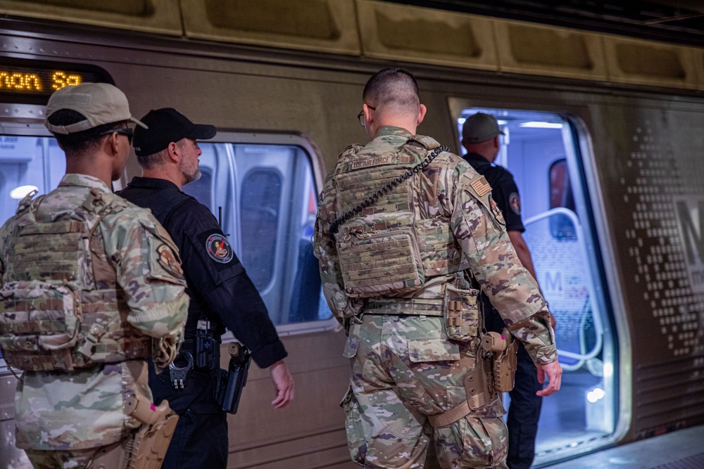 JTF- DC patrols with Metro Transit Police partners