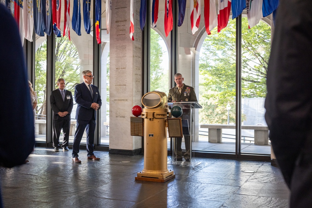 Commandant of the Marine Corps, Gen. Eric M. Smith attends Congressional Sea Service Award Ceremony