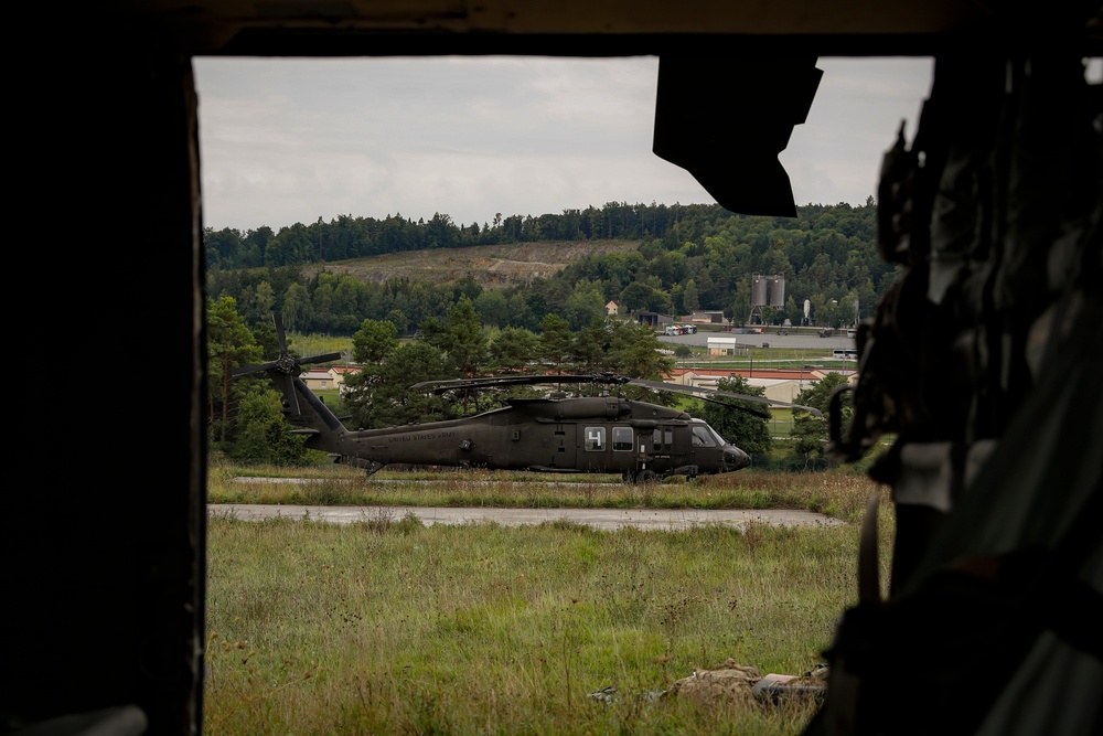 1AD CAB UH-60 Operations at Saber Junction 25