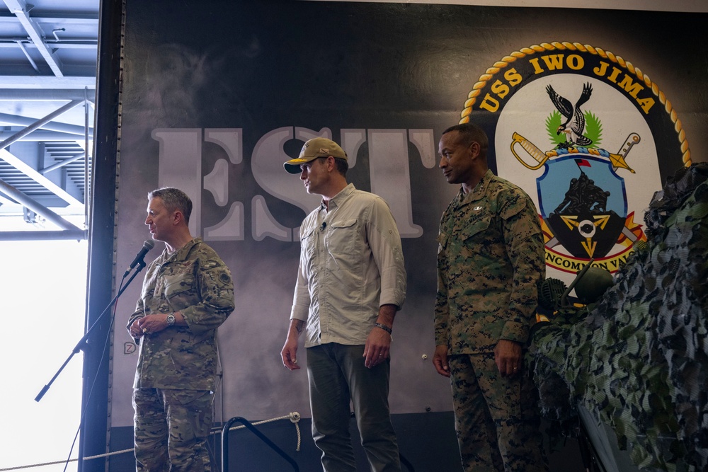 SW Visits the USS IWO Jima (LHD 7)