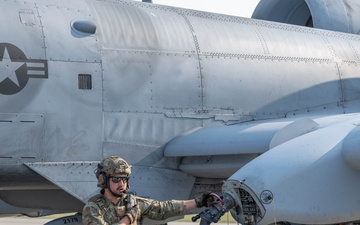 Maintainers ace night operations