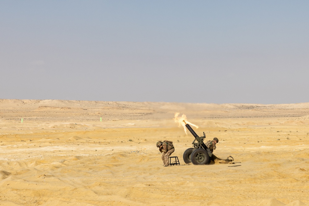 BRIGHT STAR 25: Mortar live fire
