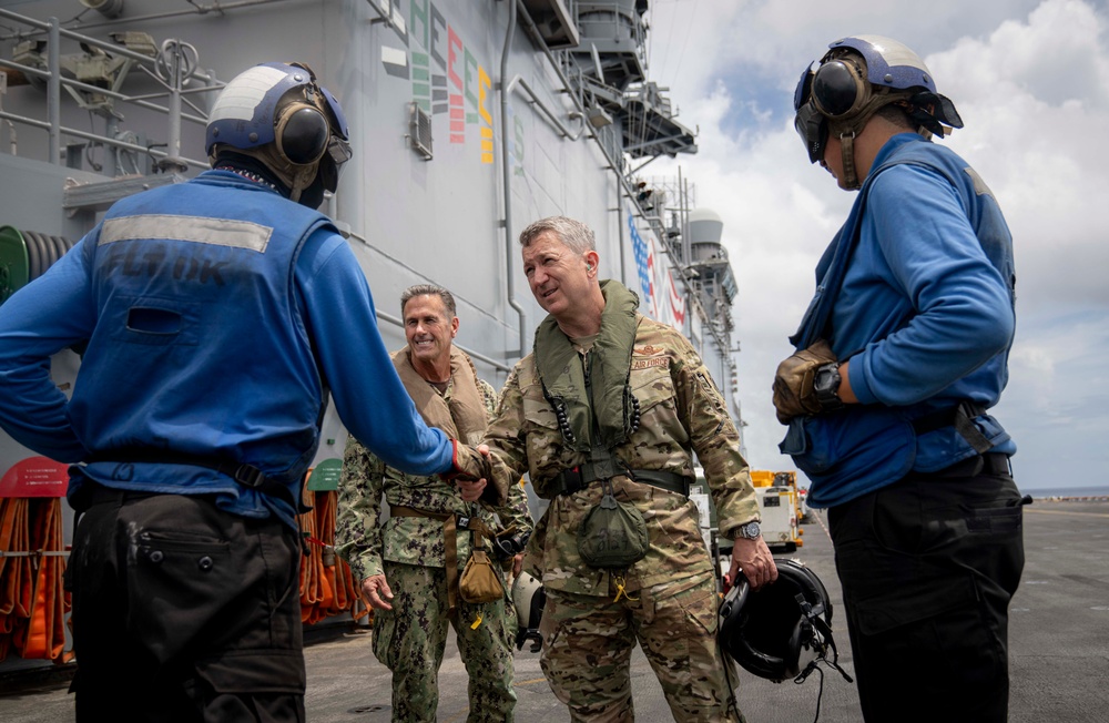 CJCS on  USS Iwo Jima