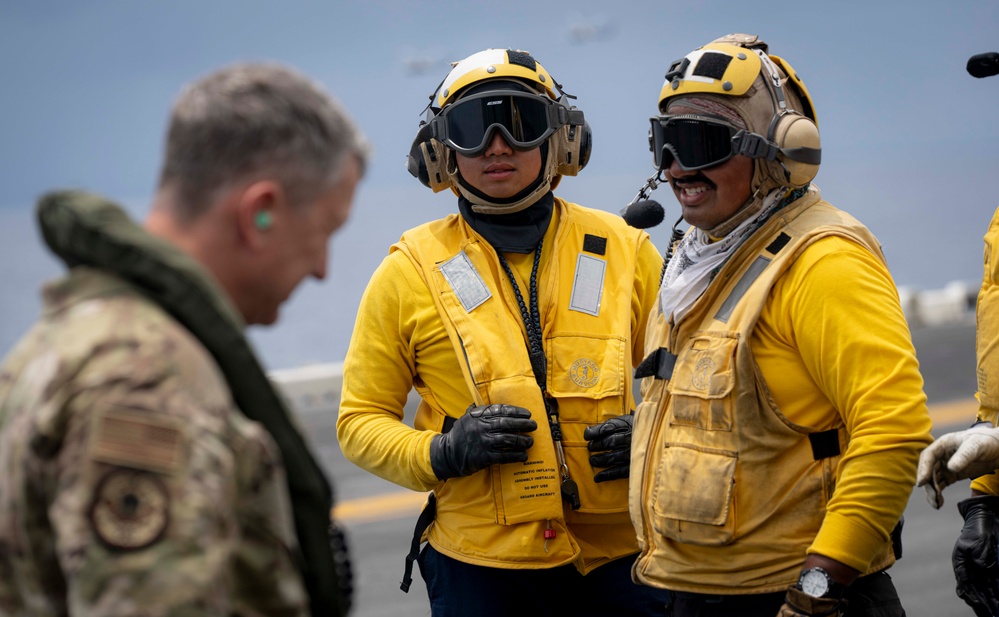 CJCS on  USS Iwo Jima