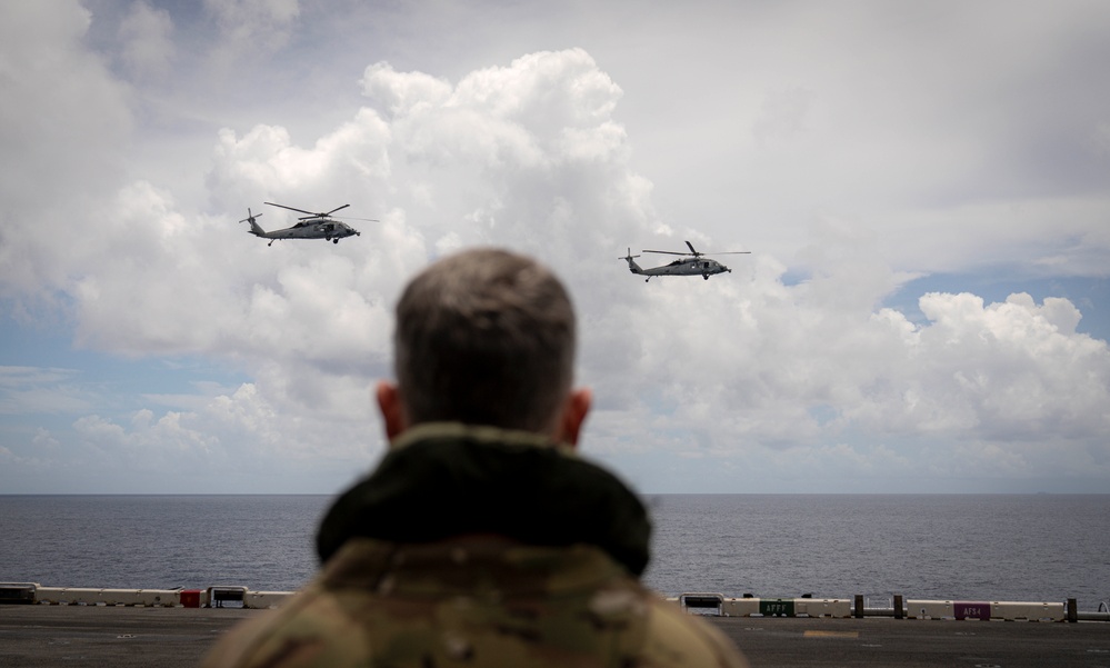 CJCS on  USS Iwo Jima