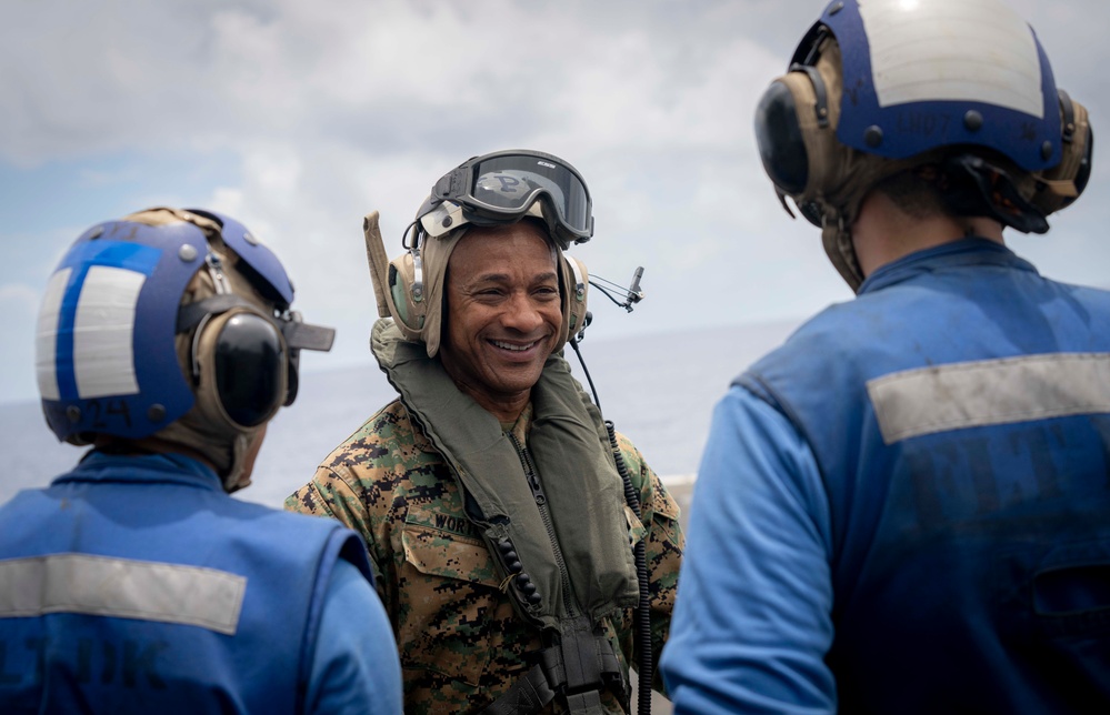 CJCS on  USS Iwo Jima