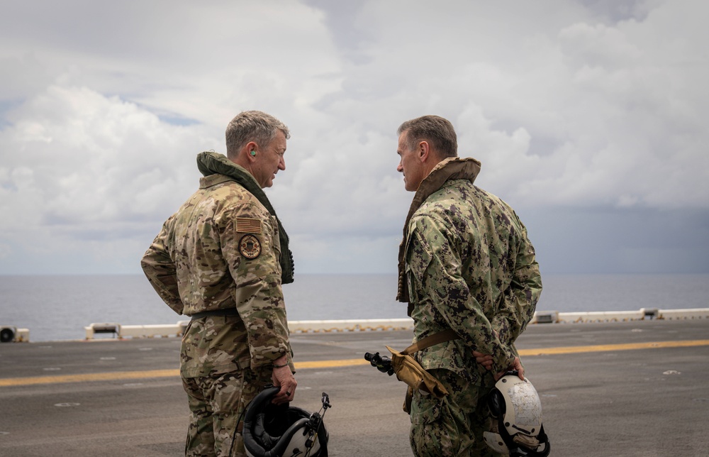 CJCS on  USS Iwo Jima
