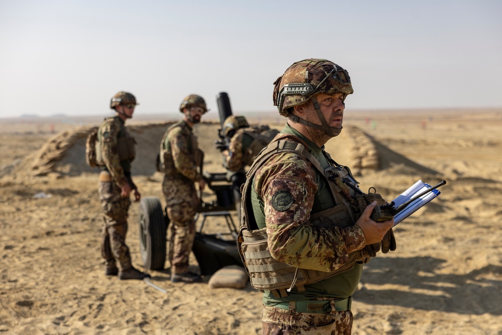 BRIGHT STAR 25: Mortar live fire