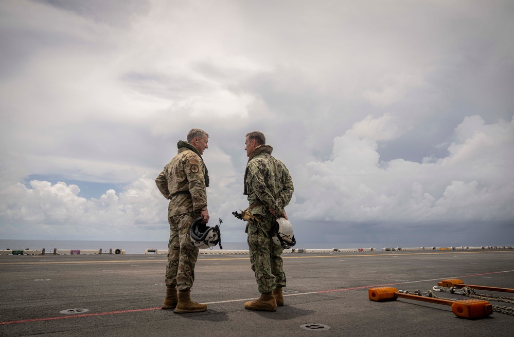 CJCS on  USS Iwo Jima