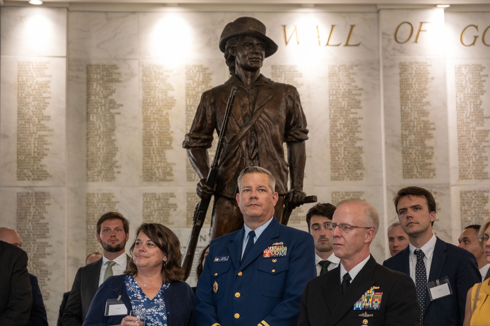 Senators Mark Kelly and Todd Young receive Congressional Sea Service awards