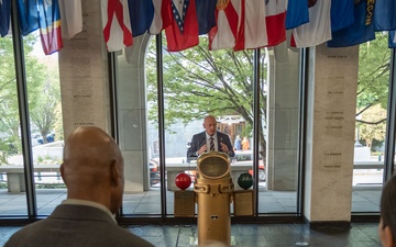 Senators Mark Kelly and Todd Young receive Congressional Sea Service awards