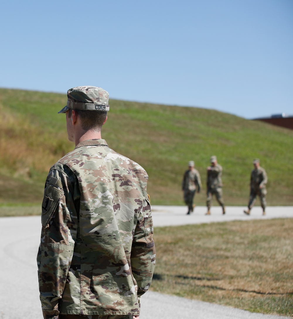 70th MPAD's Capt. Coker Departs With Missouri Guard Leadership for Change of Command Ceremony