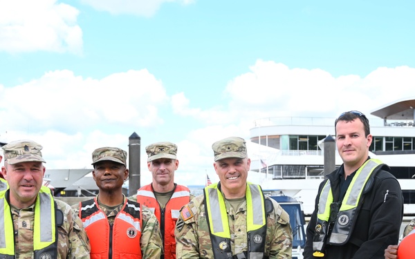 DCNG Senior Leaders Partner with MPD Harbor Patrol Unit