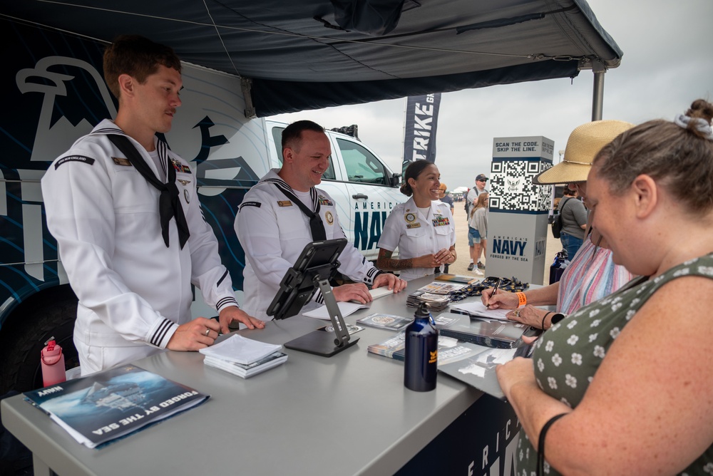 NTAG New England Sailors attend Blue Angels Airshow