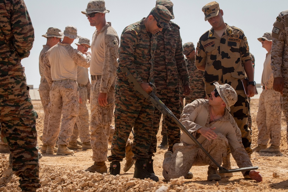 US Marines train partner nations in explosive hazard detection