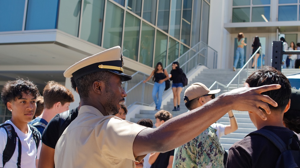 NTAG PACIFIC VISITS SAN PEDRO HIGH SCHOOL WITH STRIKE GROUP