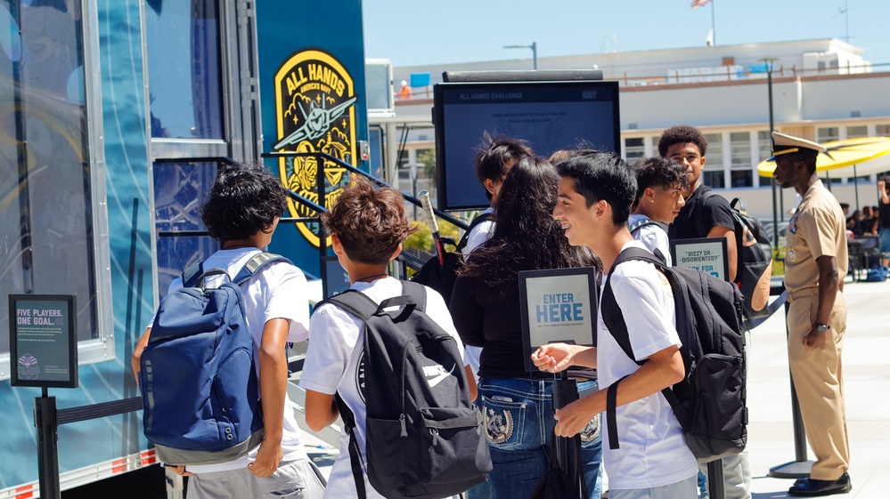 NTAG PACIFIC VISITS SAN PEDRO HIGH SCHOOL WITH STRIKE GROUP