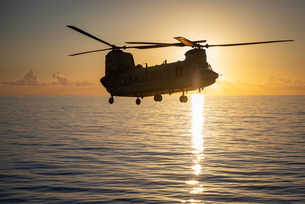 25th CAB Conducts Deck Landing Qualifications on USS America (LHA 6)