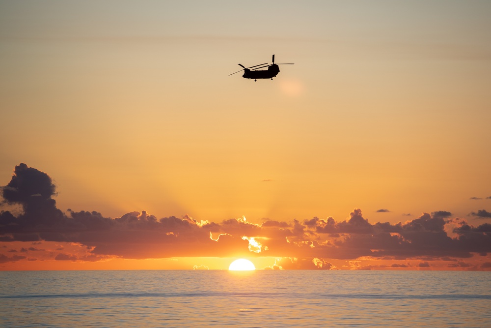 25th CAB Conducts Deck Landing Qualifications on USS America (LHA 6)