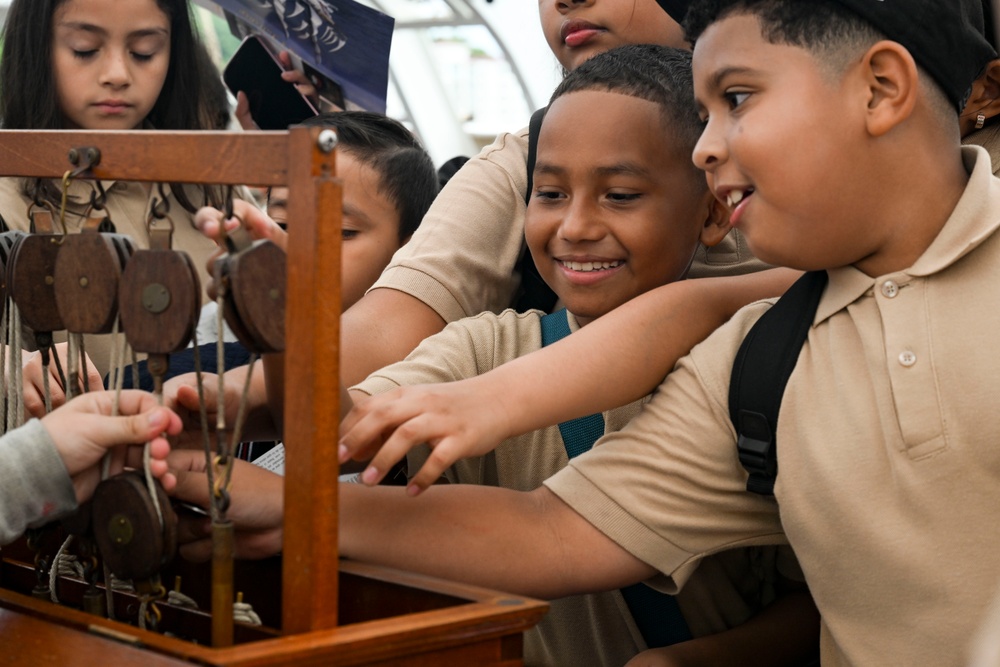 The USCGC Eagle visits Panama