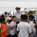 The USCGC Eagle visits Panama