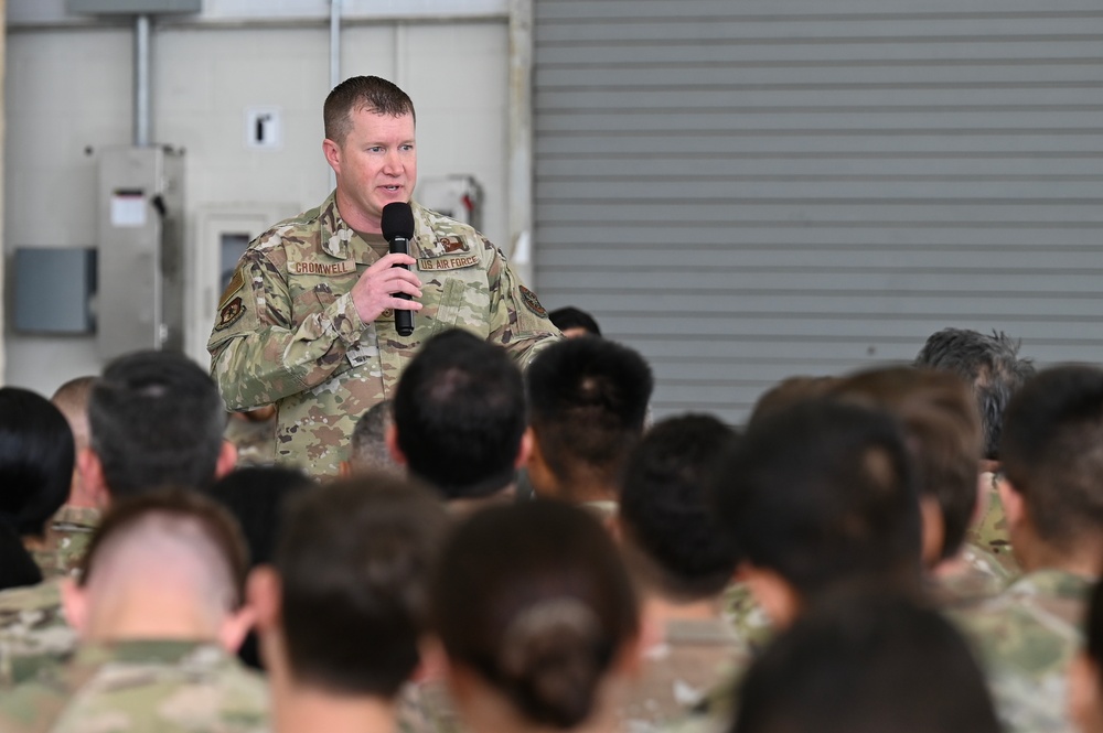 437th AW Commander Hosts All Call at Joint Base Charleston