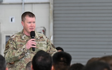 437th AW Commander Hosts All Call at Joint Base Charleston