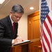 SW Hosts Singaporean Minister for Defense at the Pentagon