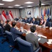 SW Hosts Singaporean Minister for Defense at the Pentagon