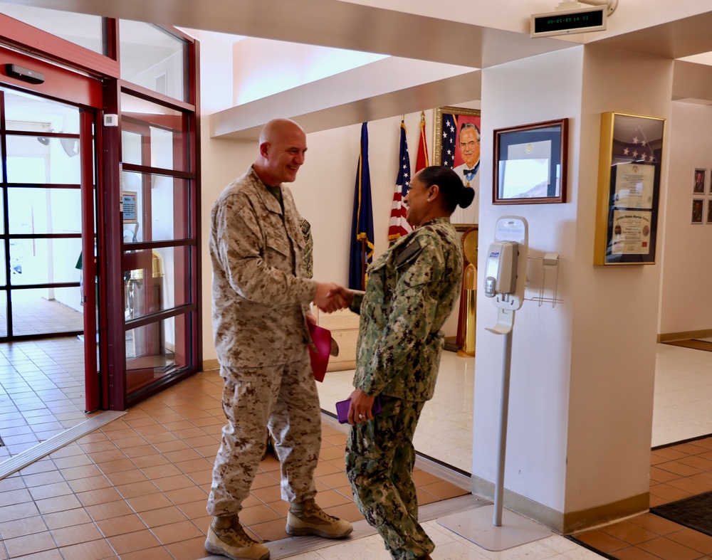 NMRTC Twentynine Palms welcomes MCAGCC Chief of Staff Col. Ronald D. Storer for Leadership Training