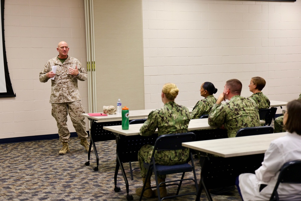 NMRTC Twentynine Palms welcomes MCAGCC Chief of Staff Col. Ronald D. Storer for Leadership Training