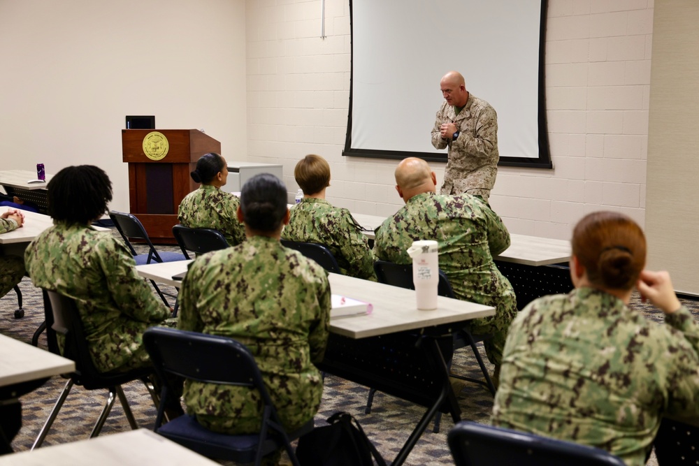 NMRTC Twentynine Palms welcomes MCAGCC Chief of Staff Col. Ronald D. Storer for Leadership Training
