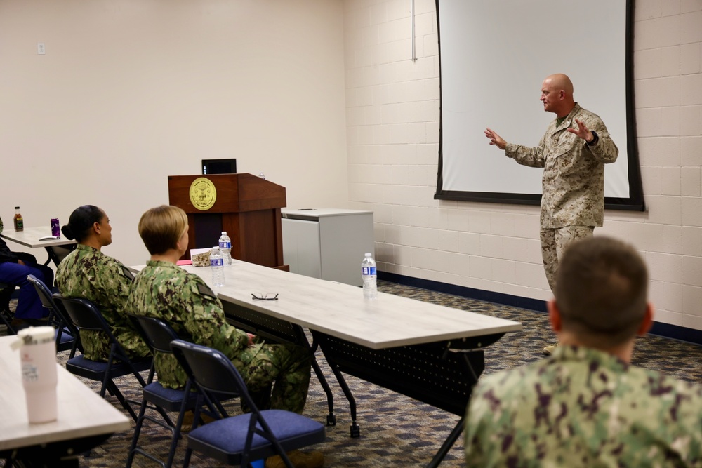 NMRTC Twentynine Palms welcomes MCAGCC Chief of Staff Col. Ronald D. Storer for Leadership Training