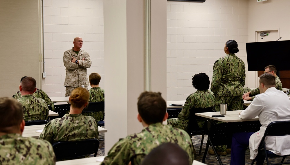 NMRTC Twentynine Palms welcomes MCAGCC Chief of Staff Col. Ronald D. Storer for Leadership Training