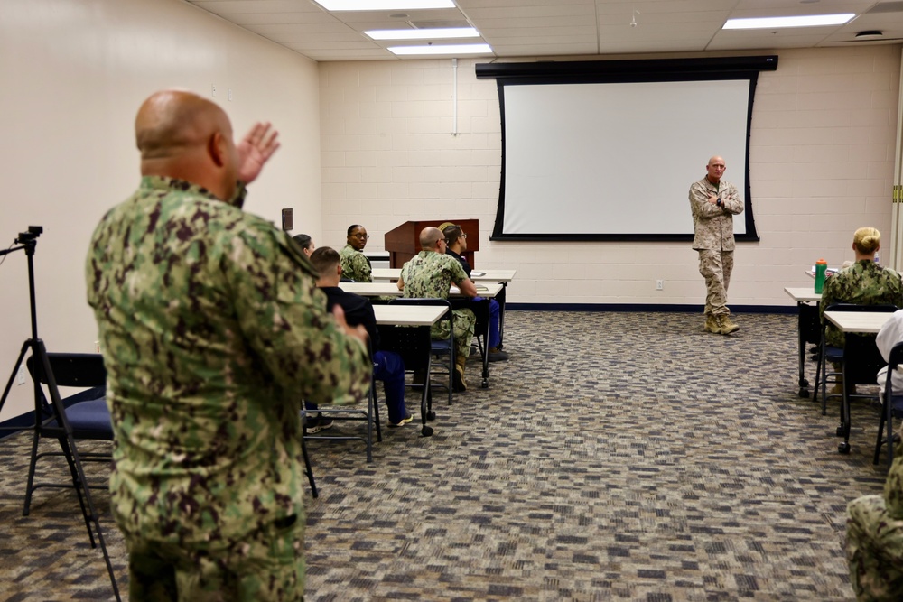 NMRTC Twentynine Palms welcomes MCAGCC Chief of Staff Col. Ronald D. Storer for Leadership Training