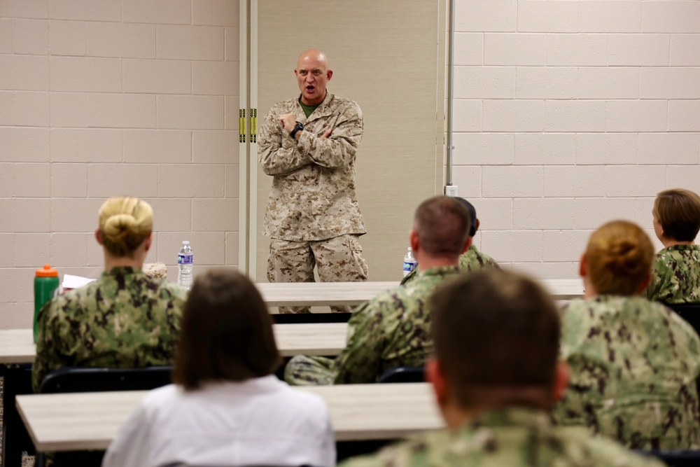 NMRTC Twentynine Palms welcomes MCAGCC Chief of Staff Col. Ronald D. Storer for Leadership Training