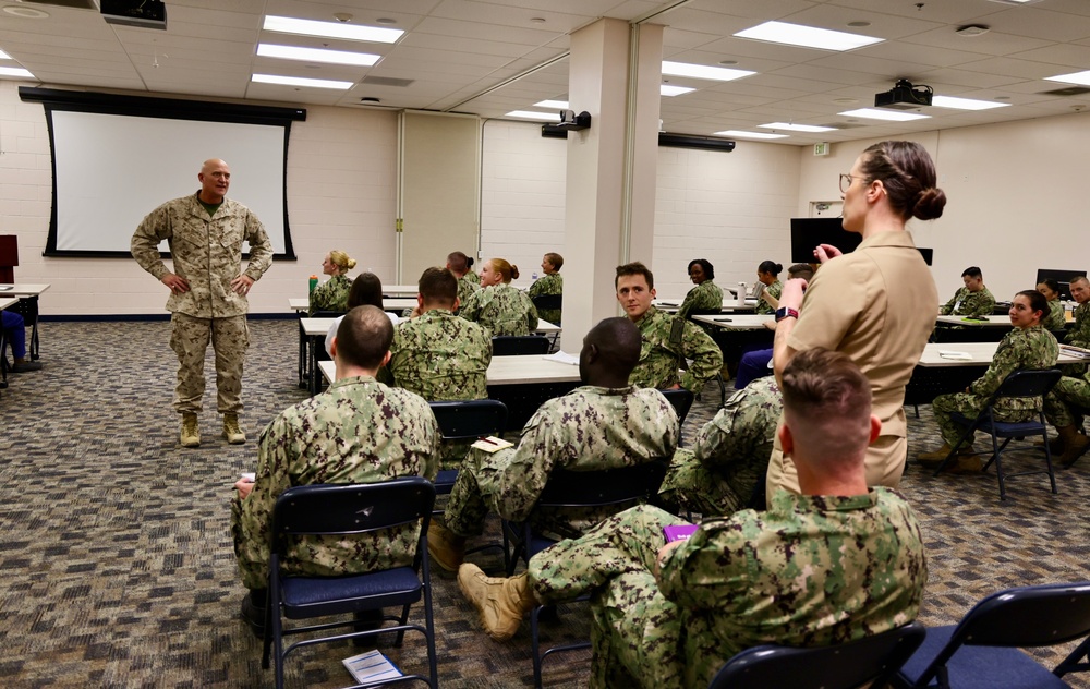 NMRTC Twentynine Palms welcomes MCAGCC Chief of Staff Col. Ronald D. Storer for Leadership Training