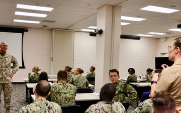 NMRTC Twentynine Palms welcomes MCAGCC Chief of Staff Col. Ronald D. Storer for Leadership Training