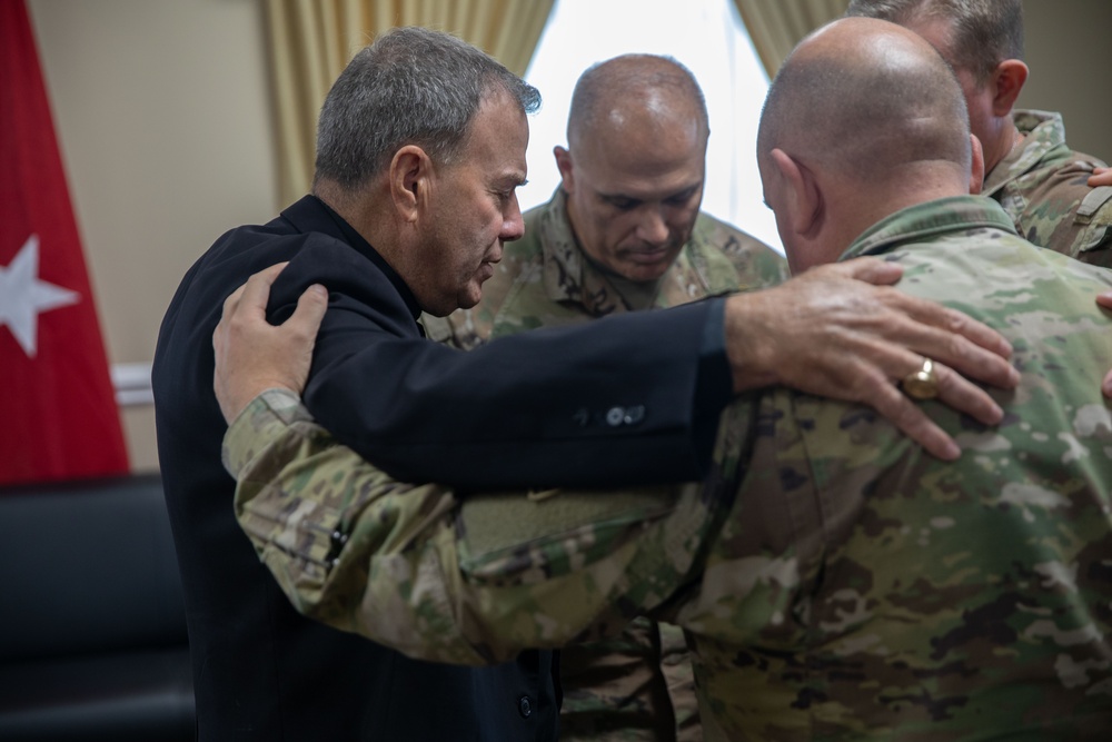 Auxiliary Bishop Visits D.C. Armory