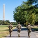 Task Force Magnolia patrolling National Mall