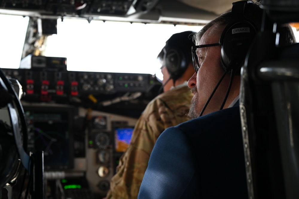 117ARW hosts flight for U.S. Embassy Members over Romania