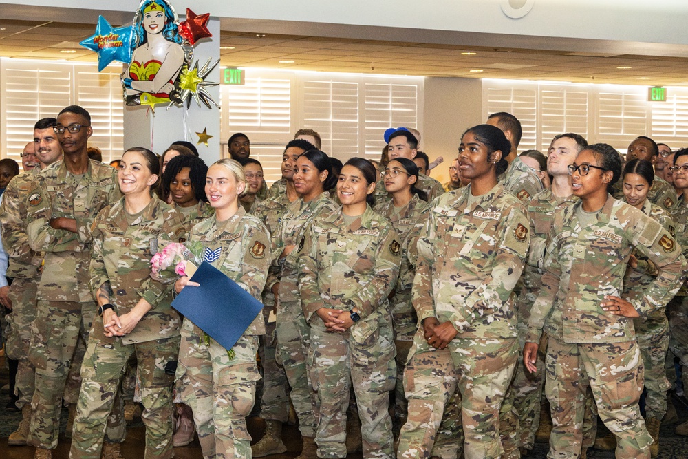 Staff Sergeant release party at Edwards Air Force Base