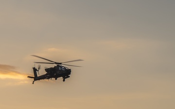 1st Armored Division AH-64 Apache Crews Conduct Deep Strike Training in Lithuania