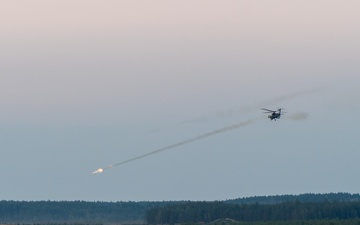 1st Armored Division AH-64 Apache Crews Conduct Deep Strike Training in Lithuania