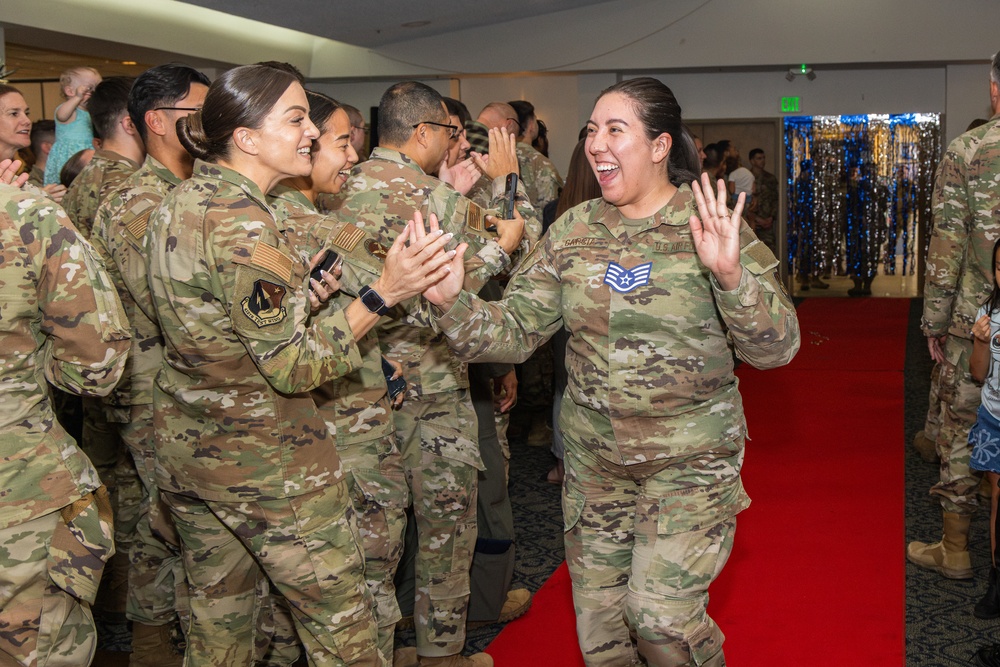 Staff Sergeant release party at Edwards Air Force Base