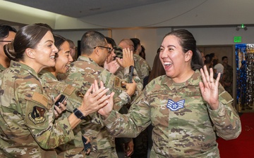 Staff Sergeant release party at Edwards Air Force Base