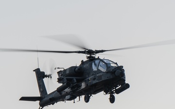 1st Armored Division AH-64 Apache Crews Conduct Deep Strike Training in Lithuania