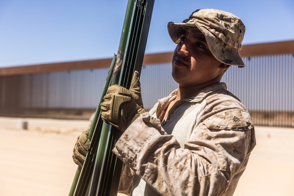 JTF-SB Marines conduct logistics resupply